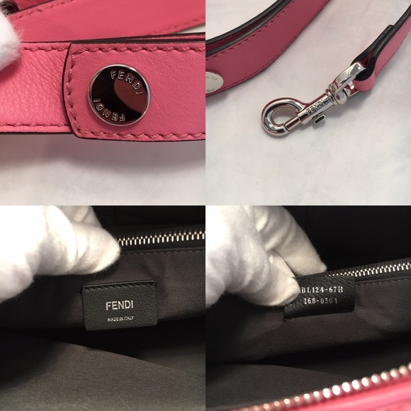 Sale Authentic Fendi By The Way Shearling satchel - Picture 6 of 8